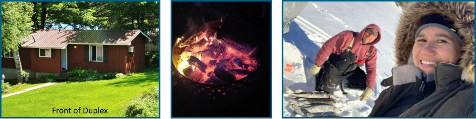 Lakeshore Motel on Ice Lake in Iron River Michigan